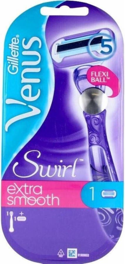 Gillette Venus Extra Smooth Swirl Scheersysteem Flexiball met Scheermesjes
