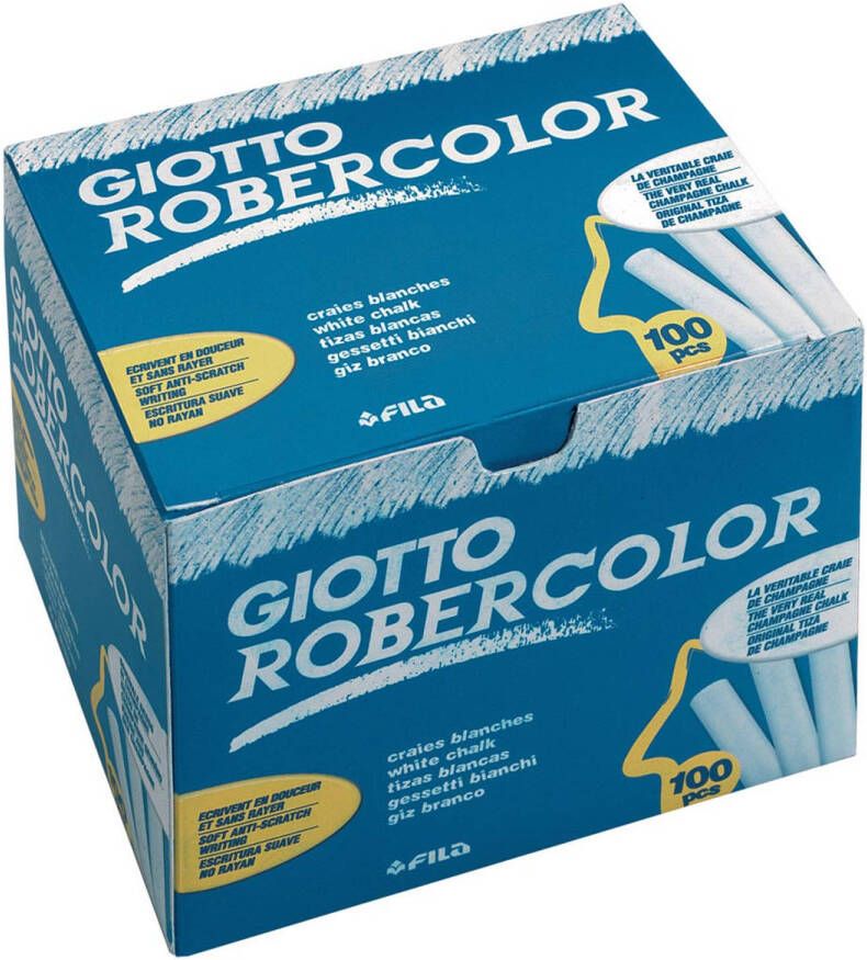 Giotto krijt Robercolor wit 16 stuks