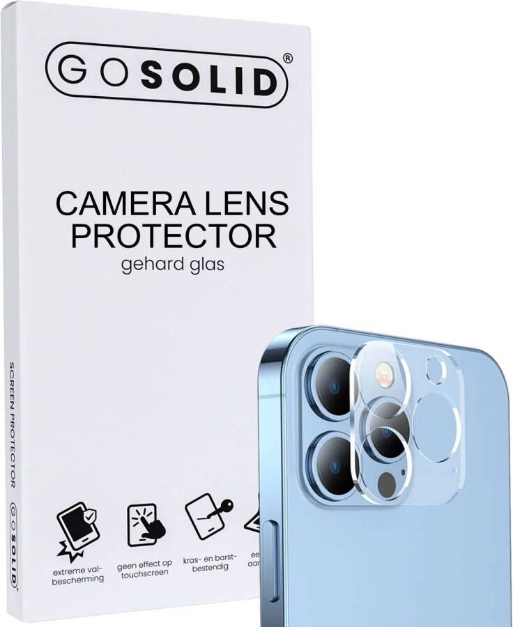 GO SOLID! Apple iPhone 14 Pro Max Camera Lens protector gehard glas