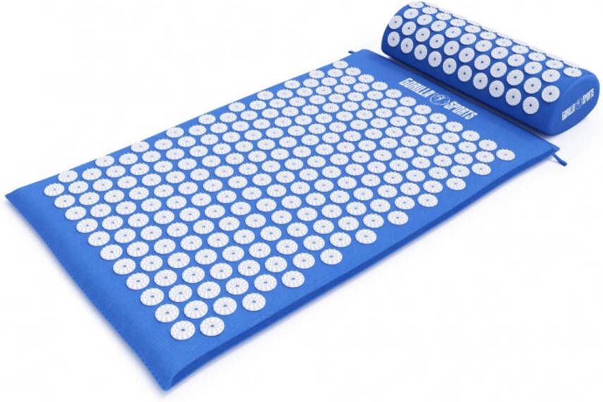 Gorilla Sports Acupressuur mat Spijkermat Blauw