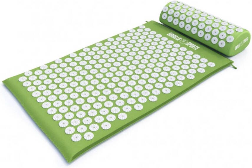 Gorilla Sports Acupressuur mat Spijkermat Groen