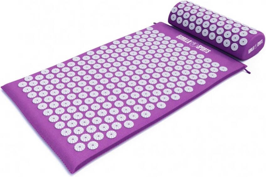 Gorilla Sports Acupressuur mat Spijkermat Paars