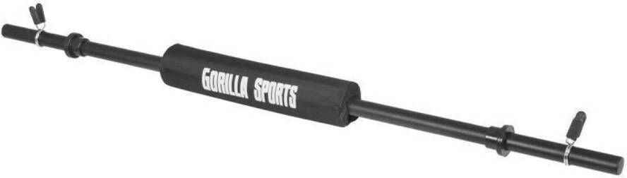 Gorilla Sports Aerobic Halterstang 130 cm Met Bar Pad 30 31 mm Veersluiting