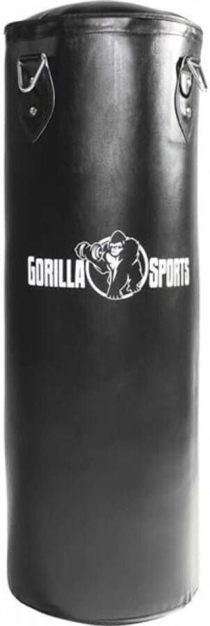 Gorilla Sports Bokszak zwart 27 kg kunstleer Hangend