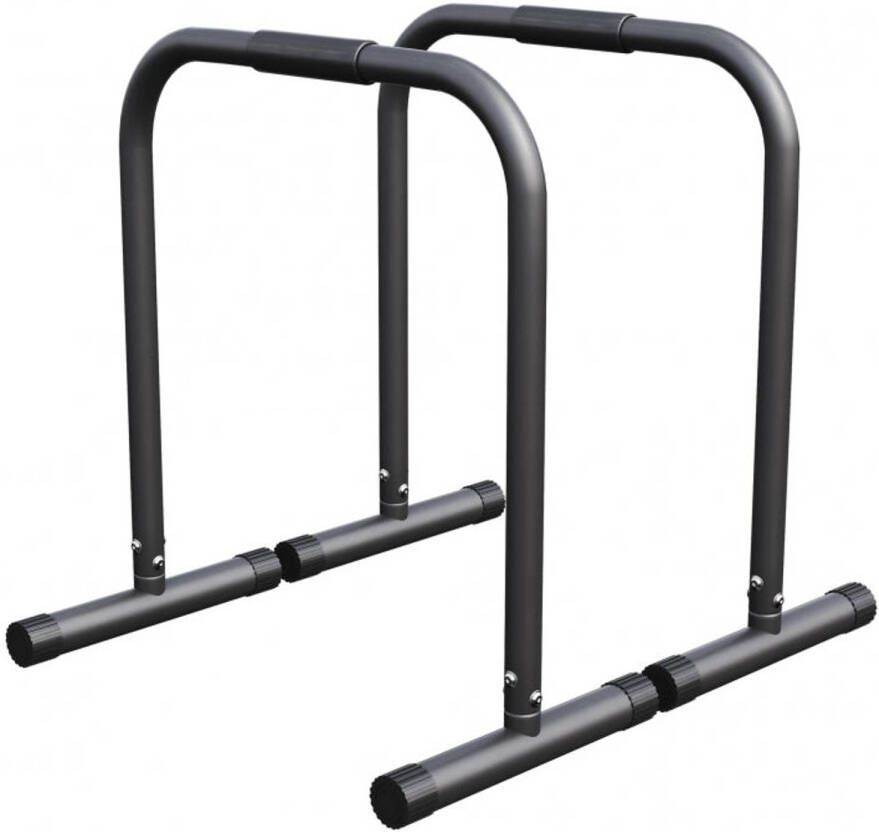 Gorilla Sports Dip Bars Parallettes Push up stand bar -Zwart