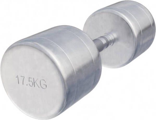 Gorilla Sports Dumbell 17 5 kg Halter Vaste dumbbell Chroom