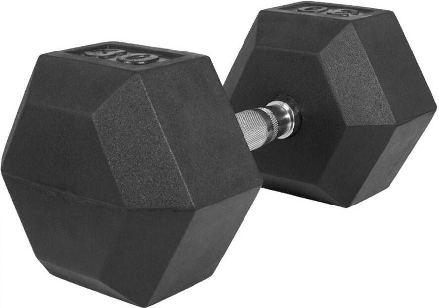 Gorilla Sports Dumbell 30 kg Gietijzer (rubber coating) Hexagon