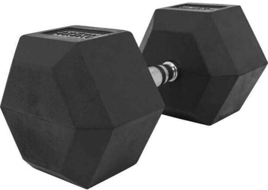 Gorilla Sports Dumbell 47 5 kg Gietijzer (rubber coating) Hexagon
