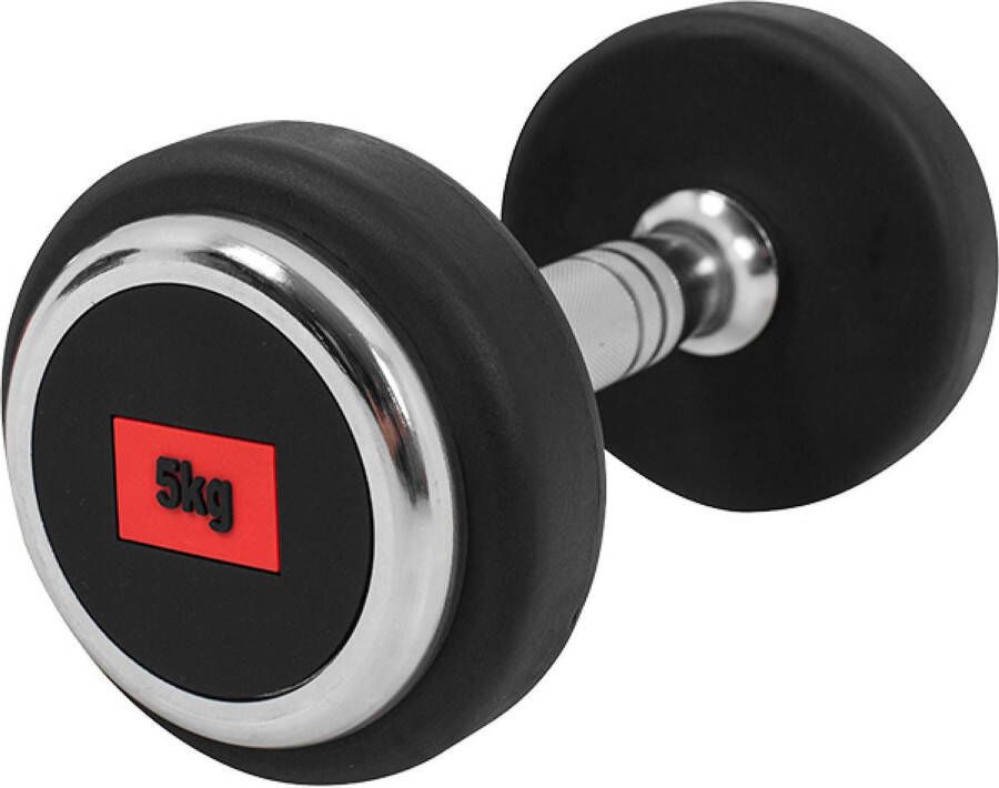 Gorilla Sports Dumbell 5 kg Gietijzer (rubber coating)