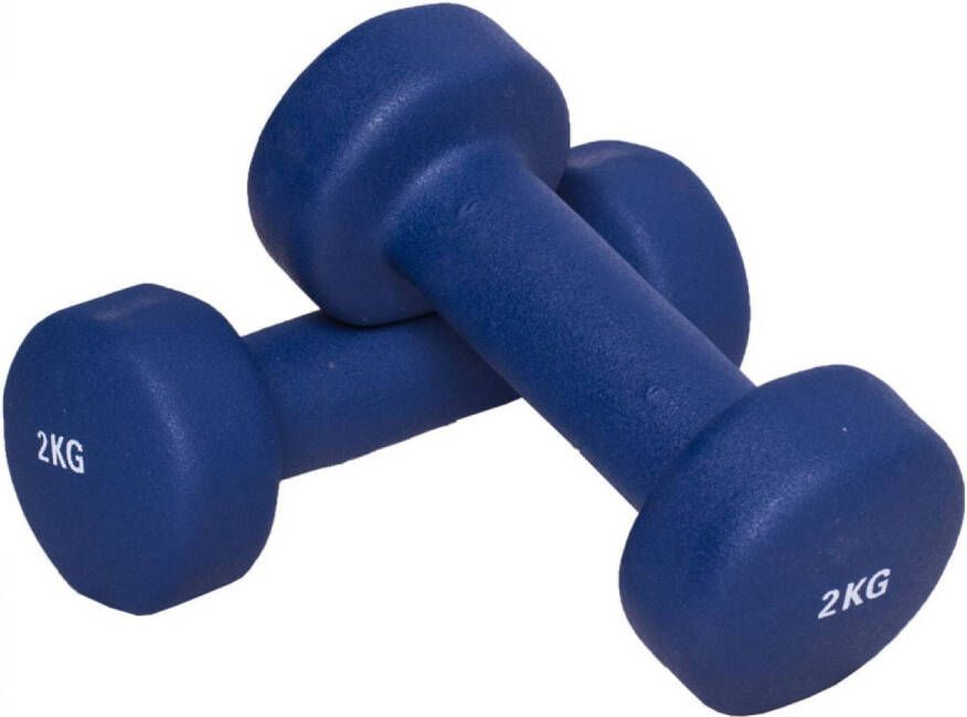 Gorilla Sports Dumbellset Halterset Aerobics Vinyl 4 kg (2 x 2 kg)