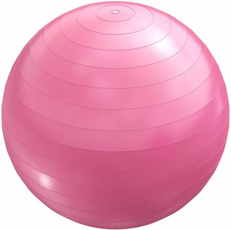 Gorilla Sports Fitnessbal Ø 75 cm incl. Pomp Gym bal Yoga Belastbaar tot 500 kg Roze