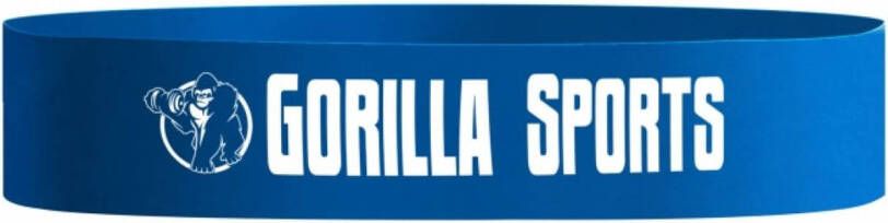 Gorilla Sports Fitnessband Blauw 0 8 mm Weerstandsband