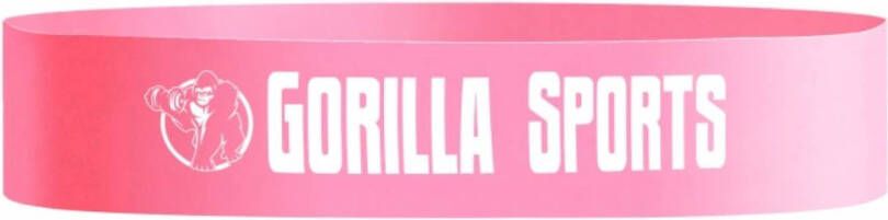 Gorilla Sports Fitnessband Roze 0 4 mm