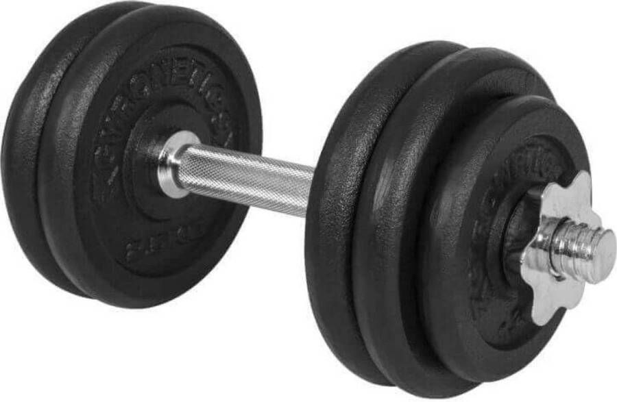 Gorilla Sports Gyronetics Dumbell 15 kg Gietijzer Verstelbaar in gewicht