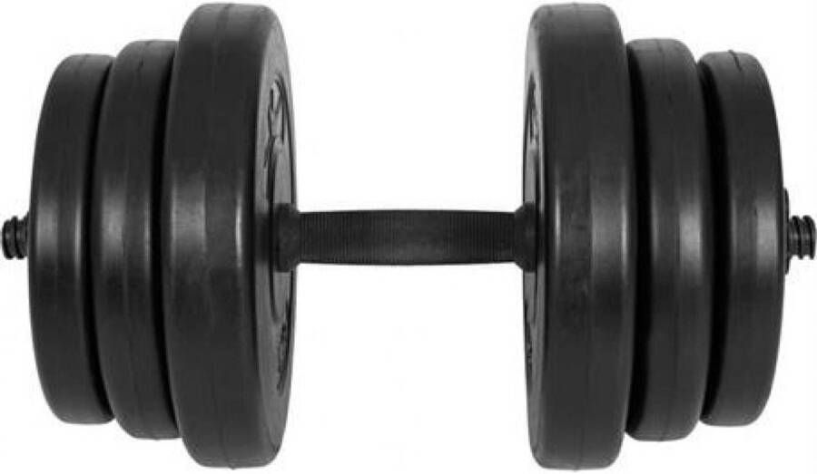 Gorilla Sports Gyronetics Dumbell Kunststof 20 kg 25 mm Eén stang