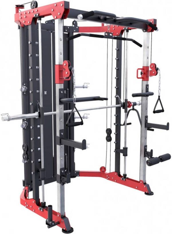 Gorilla Sports Kracht station met gewichten 60 kg Multi station Smith machine