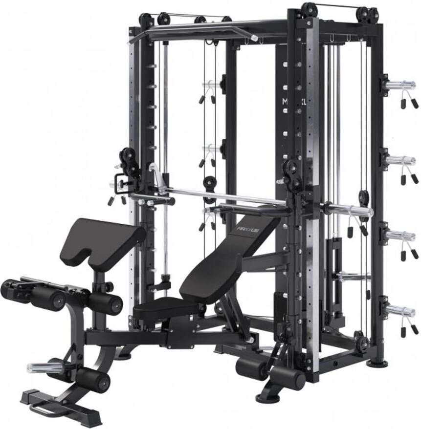 Gorilla Sports MAXXUS Smith Machine 10.1 Multifunctioneel Krachtstation Multipress Power rack Homegym