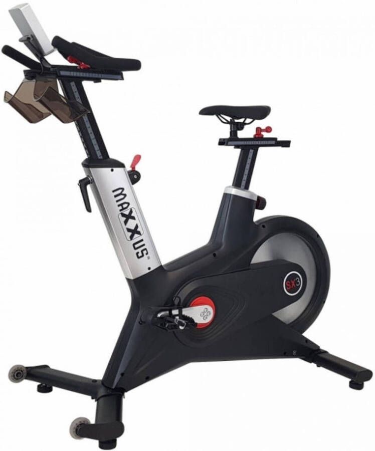 Gorilla Sports MAXXUS Speedbike SX 3 Hometrainer Spinning fiets Bluetooth 4 kg vliegwiel