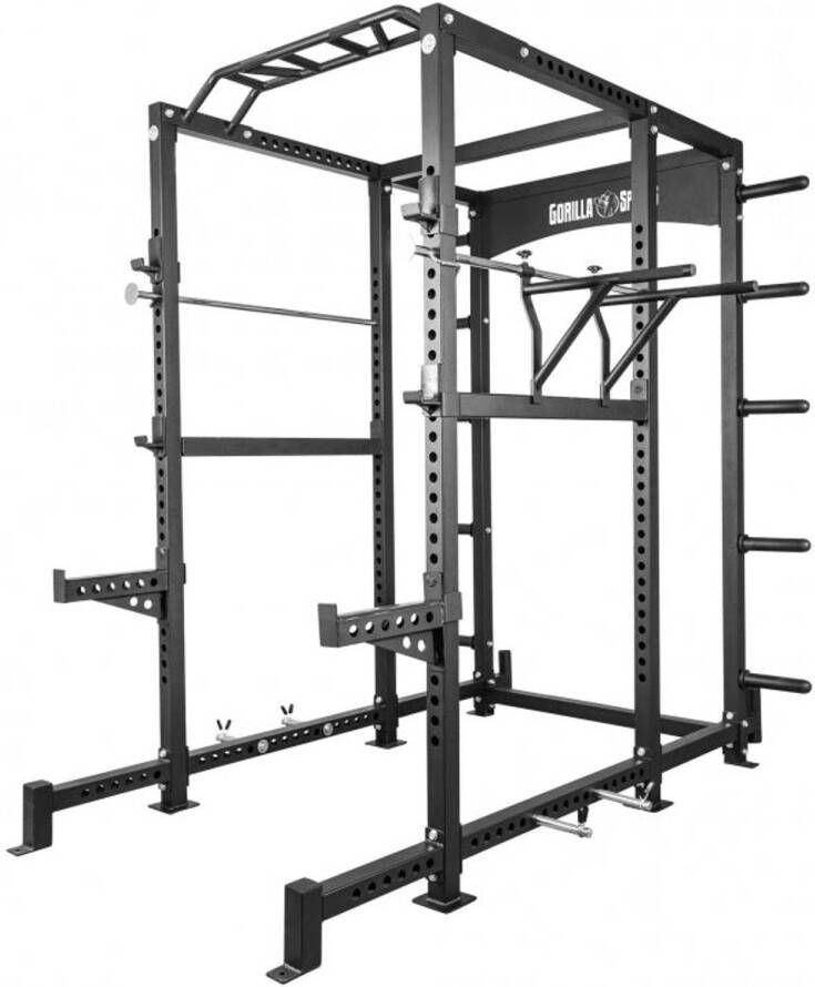 Gorilla Sports Power cage Extreem Power Rack verstelbaar & belastbaar tot 400 kg