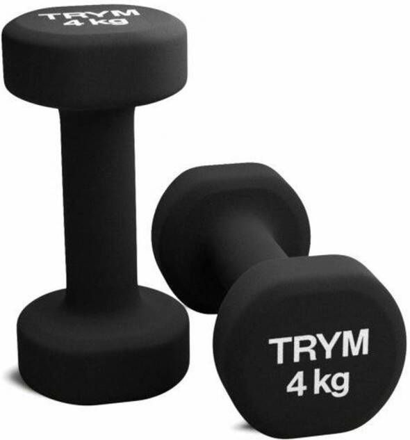 Gorilla Sports TRYM Dumbellset Halterset Aerobics Vinyl 8 kg (2 x 4 kg)