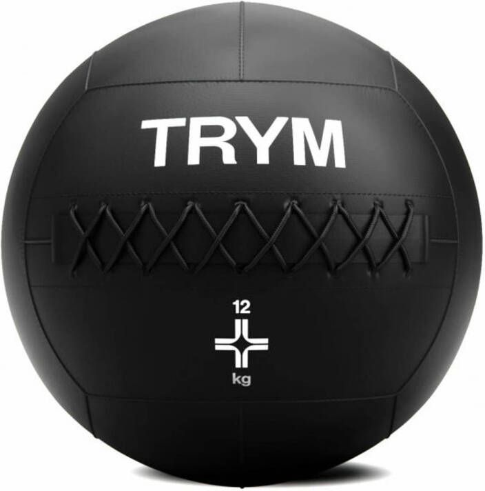 Gorilla Sports TRYM Medicijnbal Medicine Ball PVC Zwart 12 kg