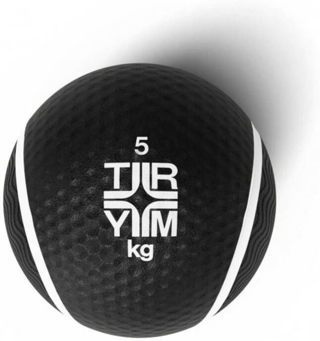 Gorilla Sports TRYM Medicijnbal Medicine Ball Rubber Zwart 5 kg