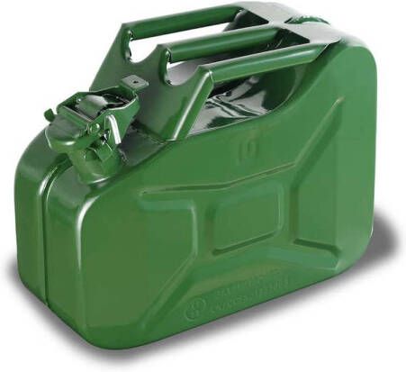 Green Series Metalen Jerrycan 10 Liter Legergroen