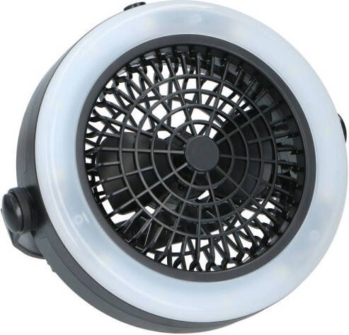 Grundig Camping Lamp en Ventilator 2-in-1 3x AA (Exclusief) Weatherproof Warm Wit Licht