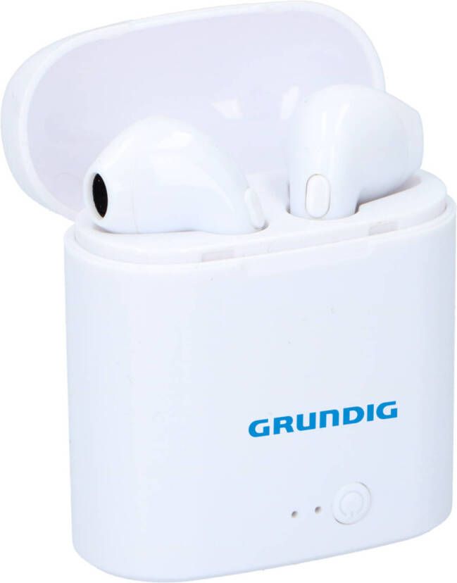 Grundig Draadloze Oordopjes Bluetooth Koptelefoon In-Ear Oortjes 400 mAh Wit