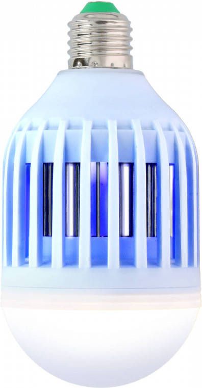 Grundig Insectenlamp Muggenlamp Vangt o.a. Muggen Motten en Vliegen Wit Blauw Licht