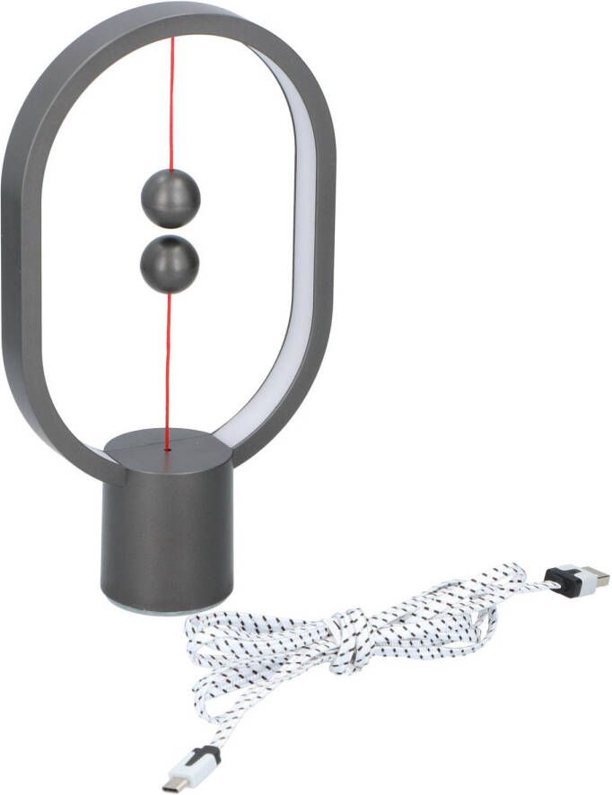 Grundig Tafellamp Aan- Uitschakelen met Magneet LED Wit Licht 25 x 14 x 5 cm