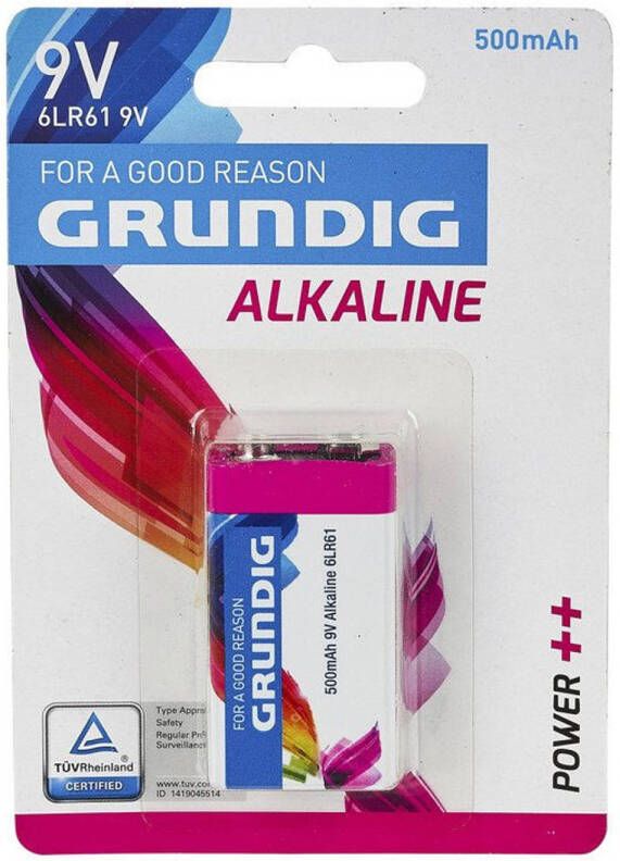 Grundig V9 Plus batterij alkaline LR61 9 V batterij 9v blok