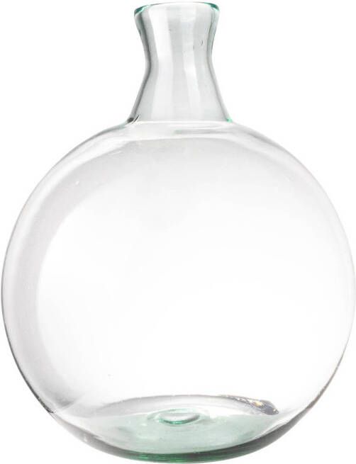 Gusta® Vaas bol gerecycled glas ø32x45cm