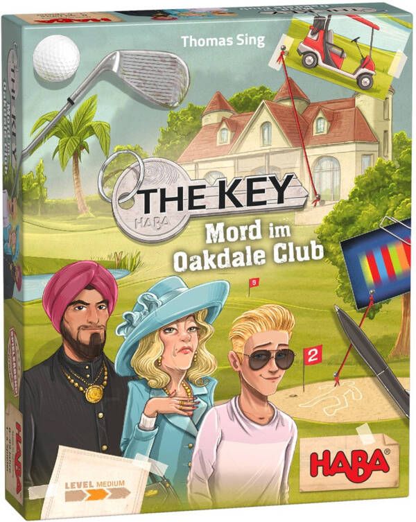 Haba The Key Moord In De Oakdale Club Nl Karton hout 212-delig