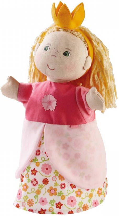 Haba handpop prinses 25 cm roze