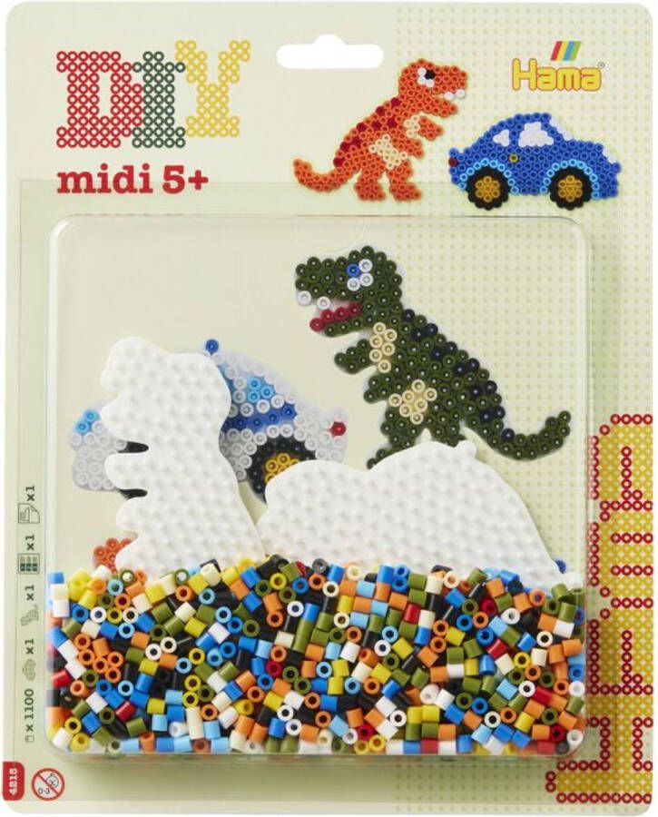 Hama Strijkkralenset Dino 1100st