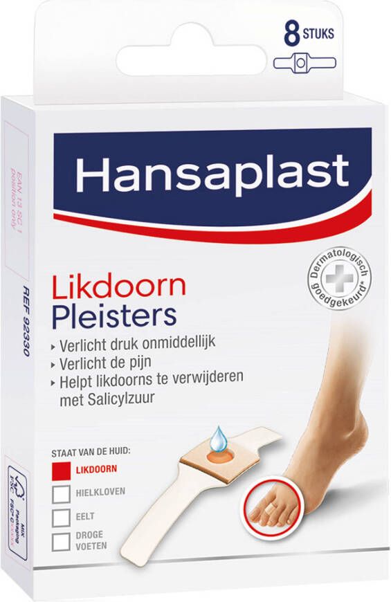Hansaplast Likdoornpleisters 8ST