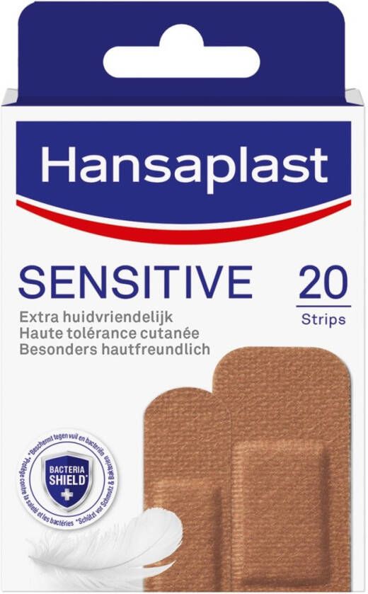 Hansaplast Pleisters Sensitive Strips Medium 20ST