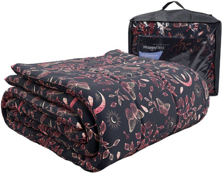 HappyBed 240x220 cm Twilight ruby dekbed zonder overtrek Bedrukt dekbed Gekleurd dekbed met print Wasbaar hoesloos dekbed