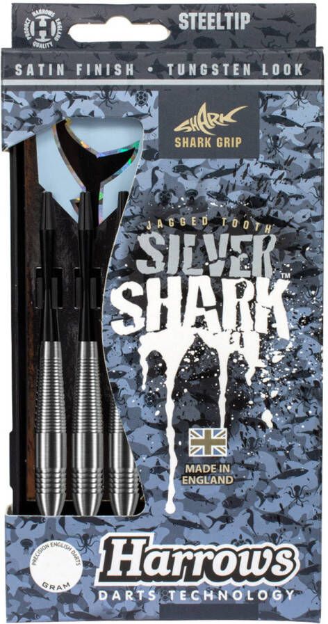 Harrows Silver Shark Steeltip dartpijlenset (Gewicht pijl: 0 021 kg)