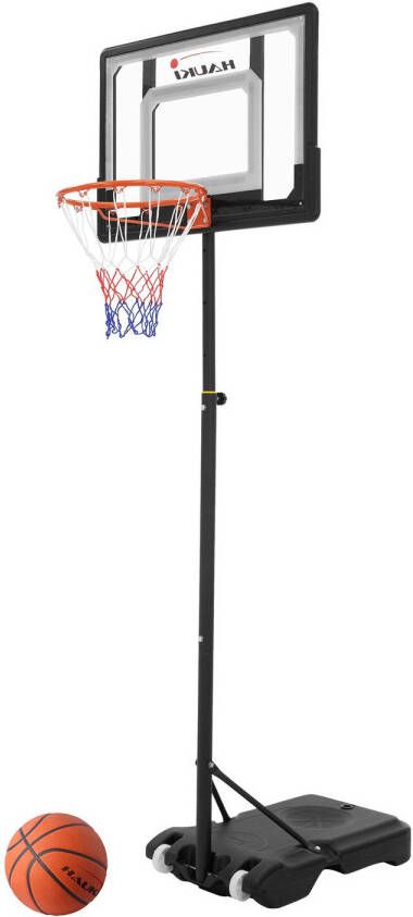 HAUKI Basketbal hoepelset met standaard rood staal