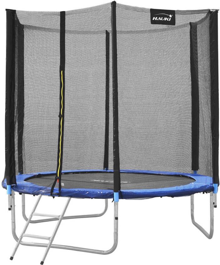 HAUKI Buitentrampoline Ø183 Cm Blauw Gs Getest Ronde Tuintrampoline Voor Kinderen Tot 100 Kg