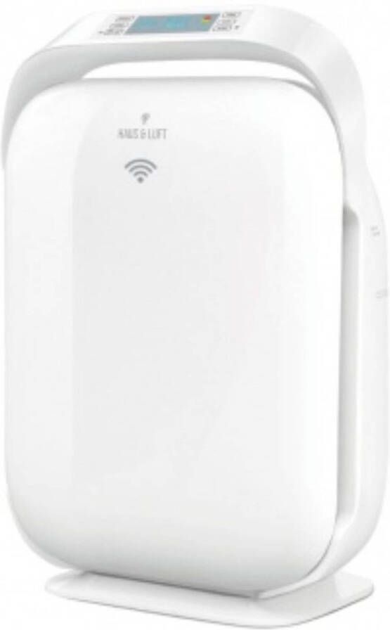 Haus & Luft Luchtreiniger met HEPA filter Werkt op WiFi App Air Purifier 481m3 u 4 snelheden Geschikt voor ruimtes tot 50m² Wit