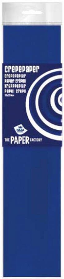 Haza Original Blauwe crepe papier plat Crepepapier
