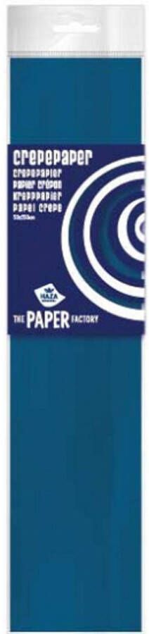 Haza Original Petrol blauw crepe papier plat Crepepapier