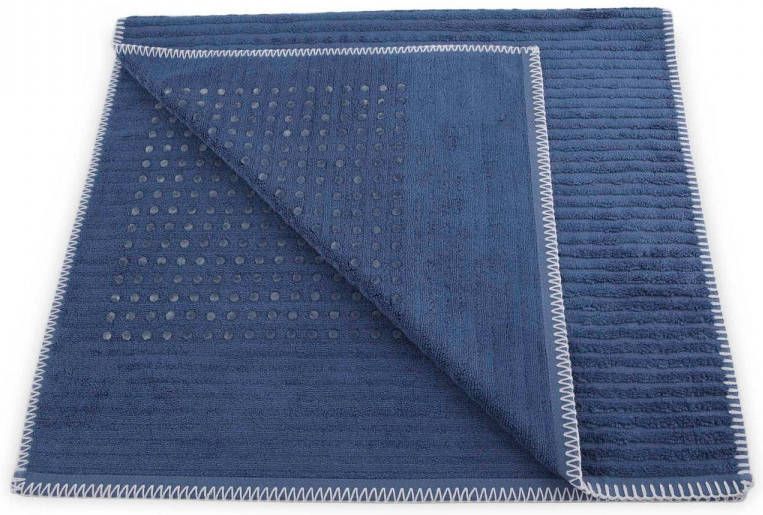 Heckettlane Heckett & Lane bamboo badmat blauw 60x100 zachte touch luxe uitstraling