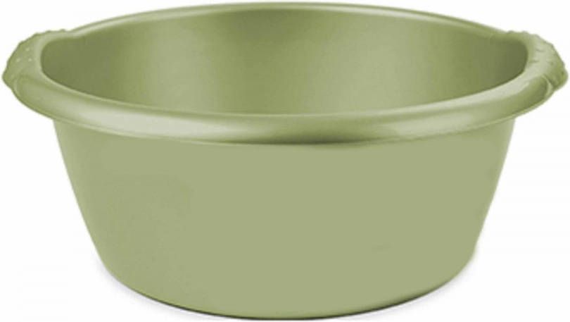Hega Hogar Groene afwasbak afwasteil rond 15 liter 42 cm Afwasbak