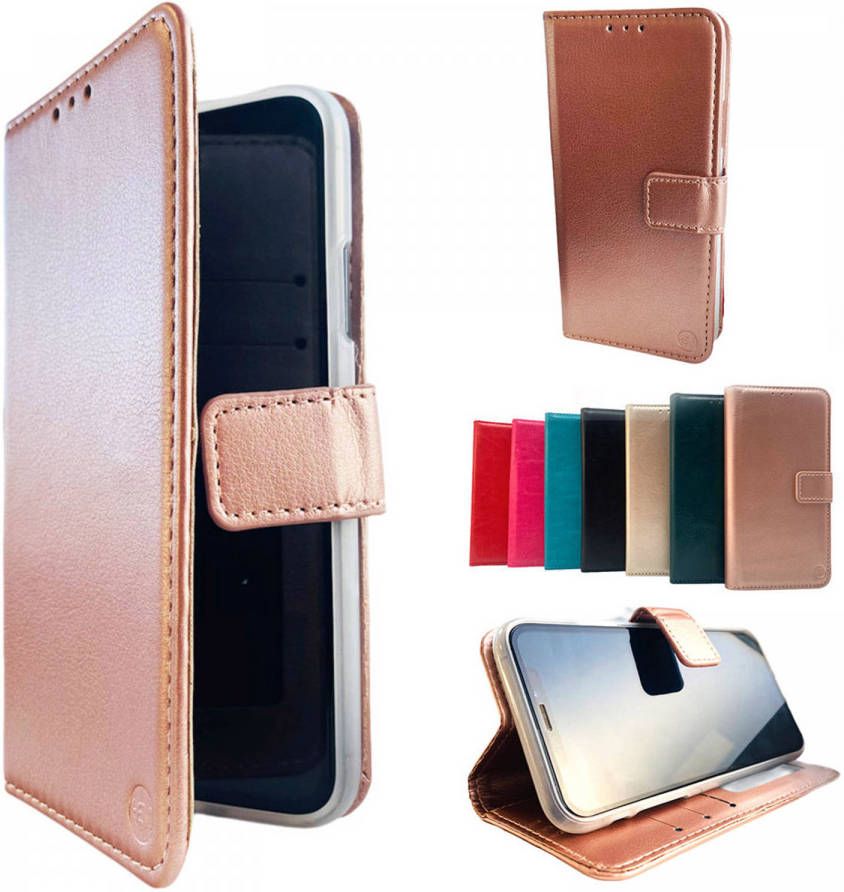 HEM Apple iPhone 12 12 Pro Rose Gold Wallet Book Case Boekhoesje Telefoonhoesje Hoesje iPhone 12