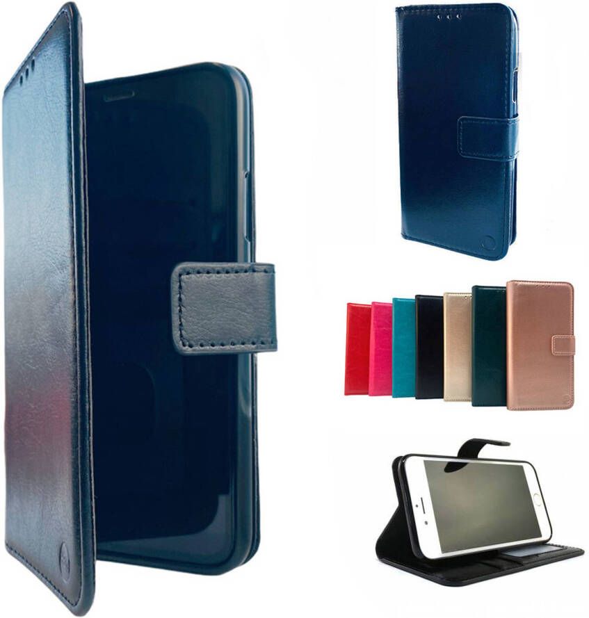 HEM Apple iPhone 12 12 Pro Zwarte Wallet Book Case Boekhoesje Telefoonhoesje Hoesje iPhone 12