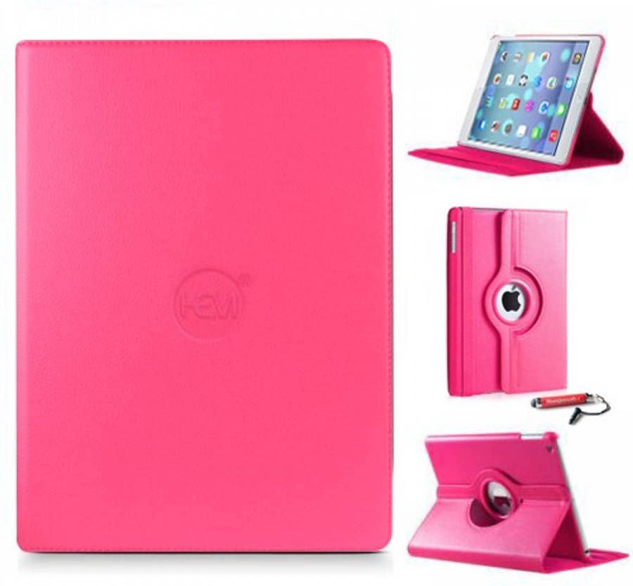 HEM iPad Hoes geschikt voor iPad Mini 5 Hard Roze Inclusief Hoesjesweb Stylus Pen Ipad hoes Tablethoes